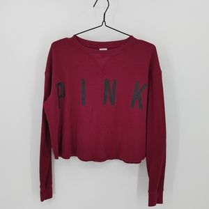 VS Pink | waffle knit crop